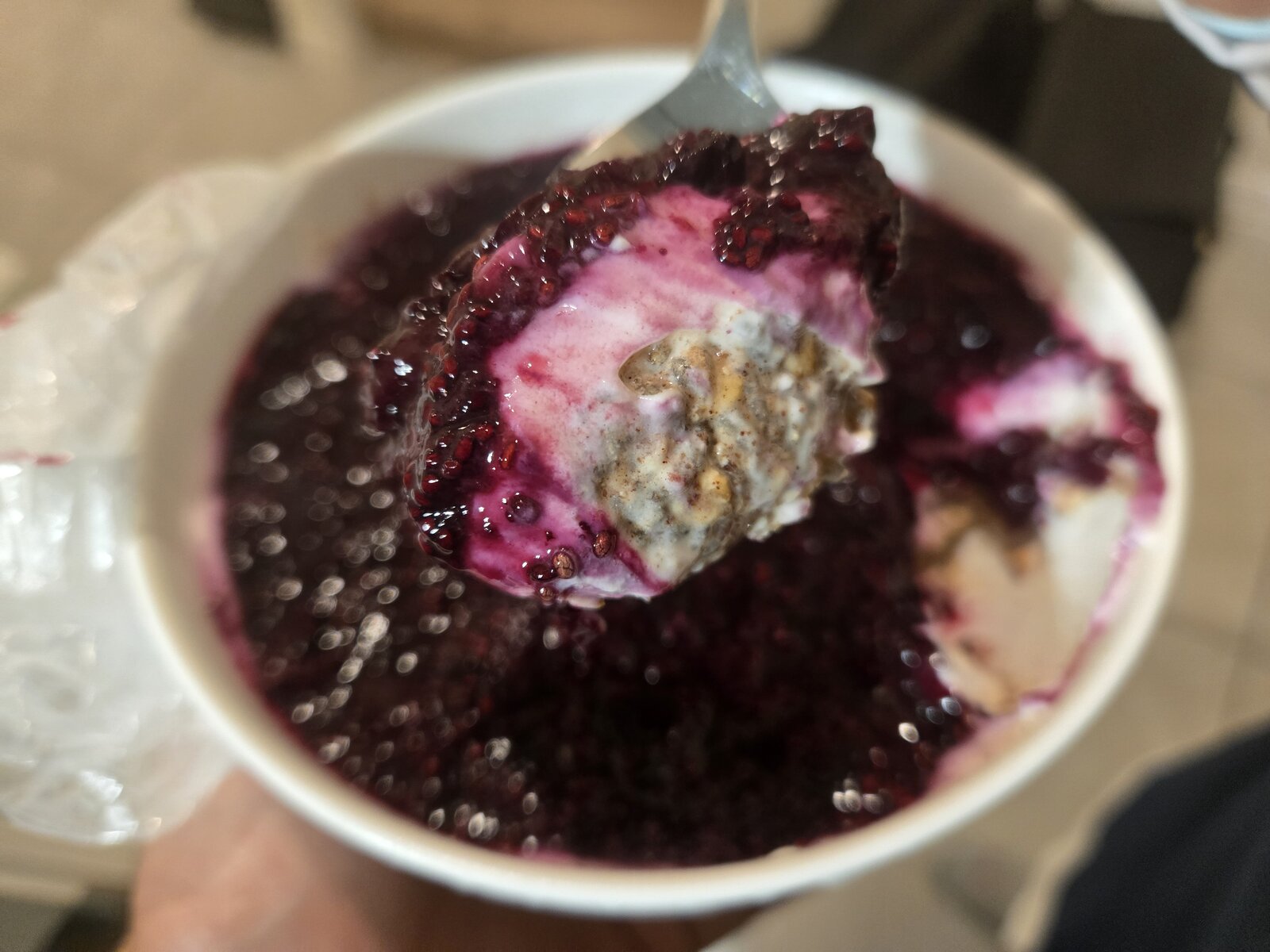Blueberry Cheesecake Overnight Oats